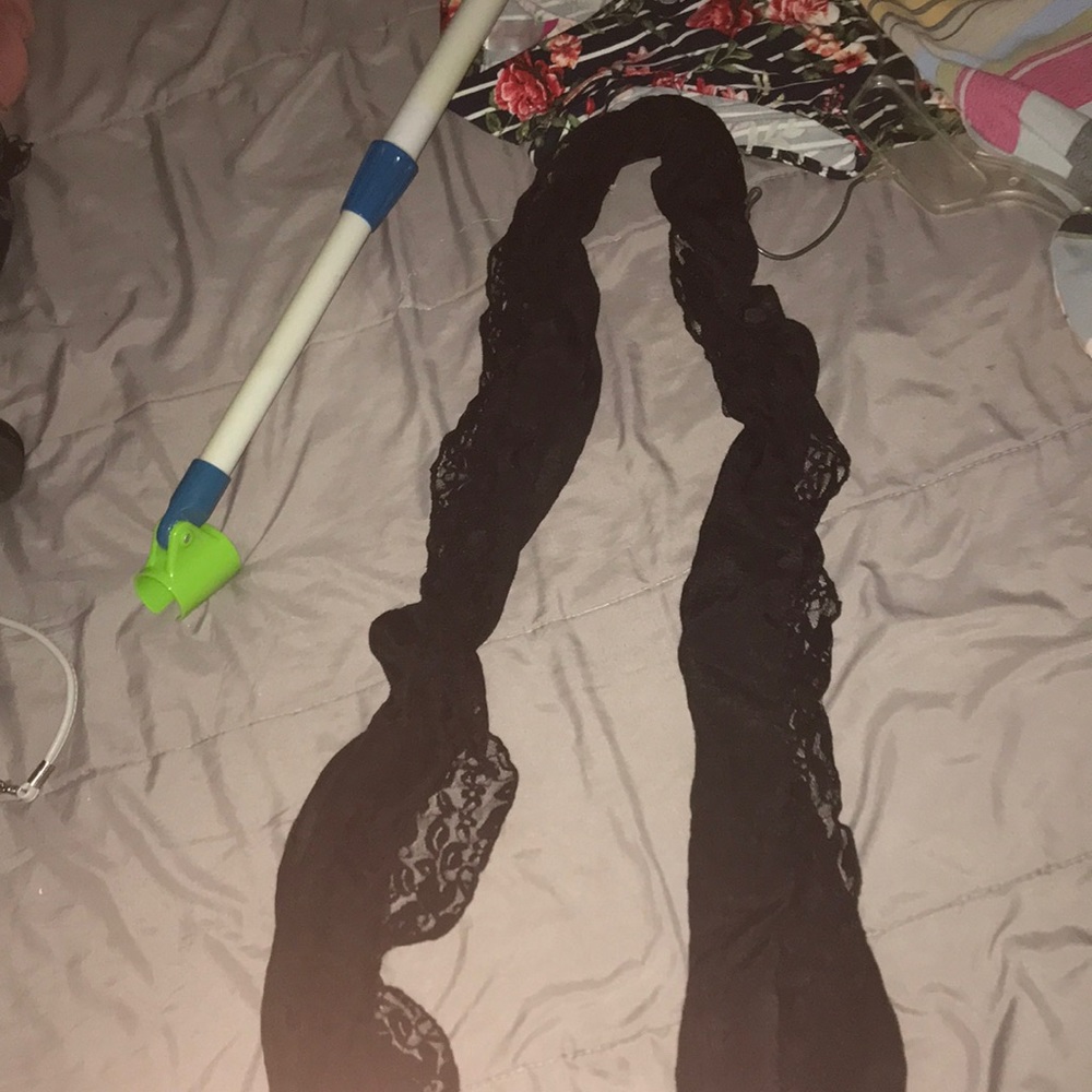ruffles and lace scarf